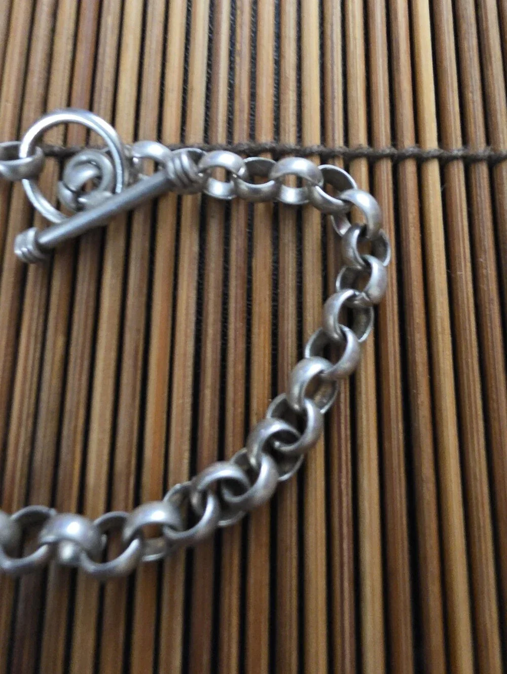 Sterling Silver Rolo Chain Bracelet (Vintage)